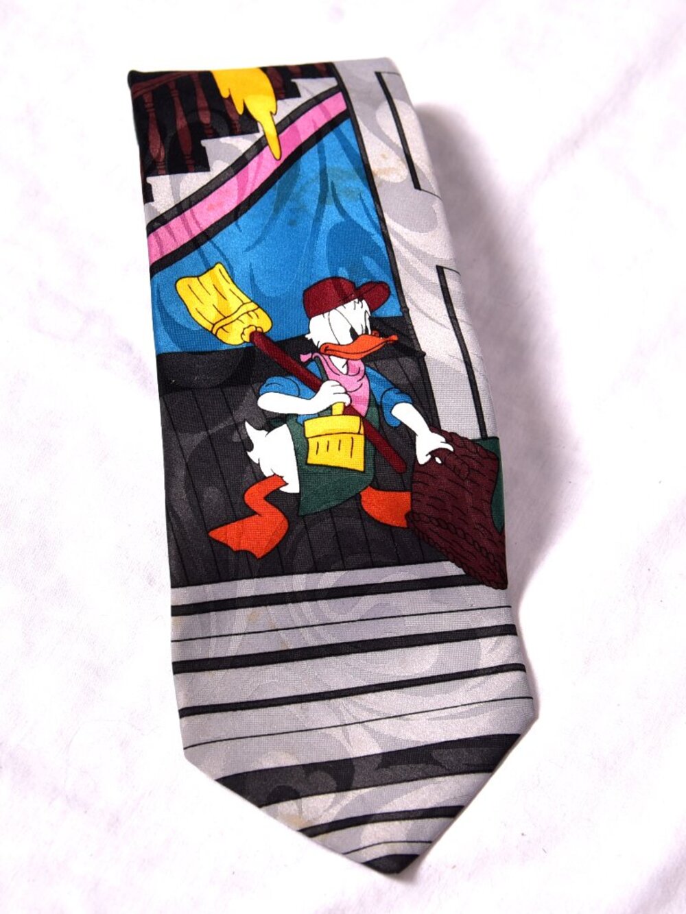 Mickey by Balance Inc The Tie Works Disney Donald Duck Neck Tie